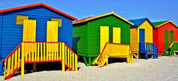 Hütten in Muizenberg