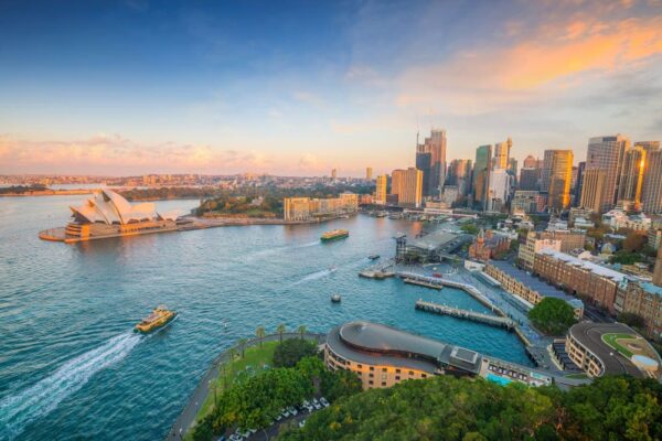 Skyline der Innenstadt von Sydney