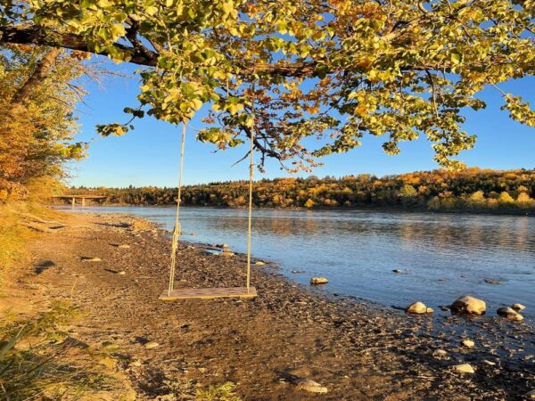 Fluss in Edmonton