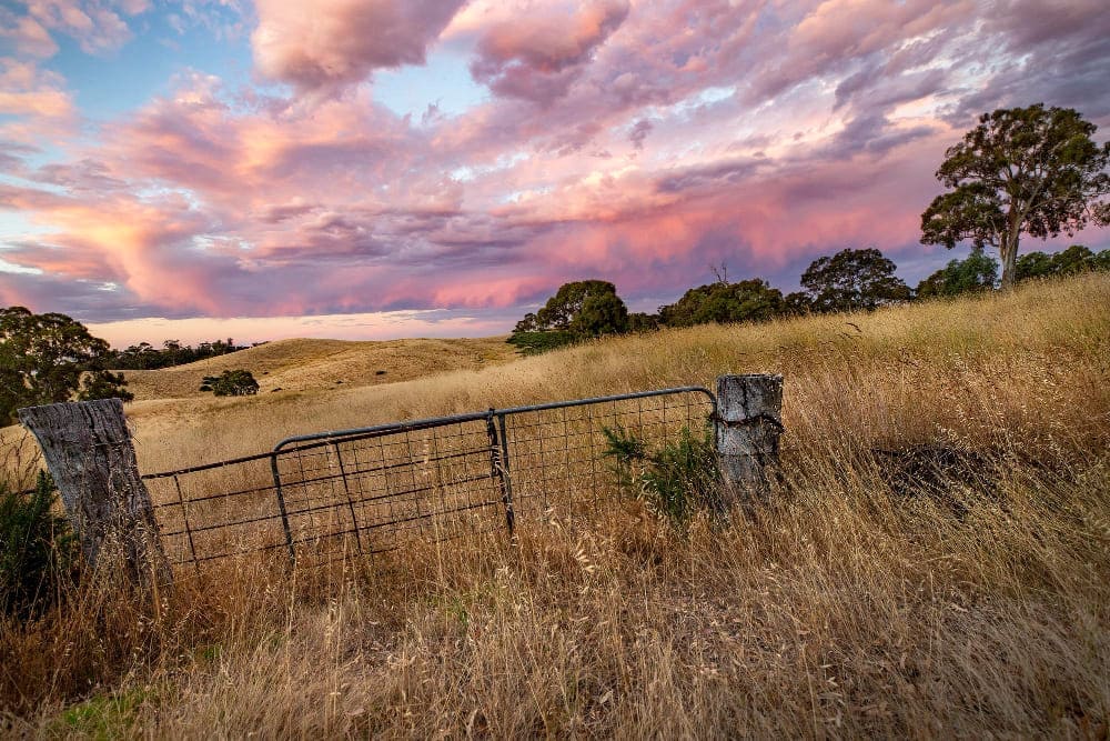 Sonnenuntergang über South Australia