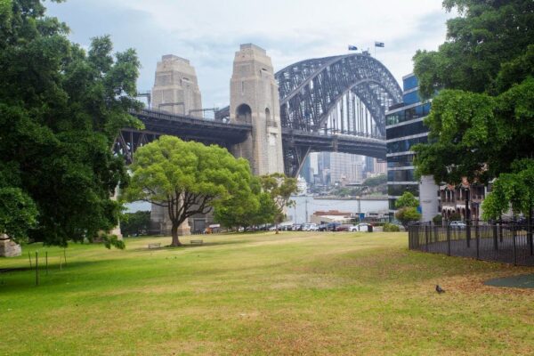 Park mitten in Sydney