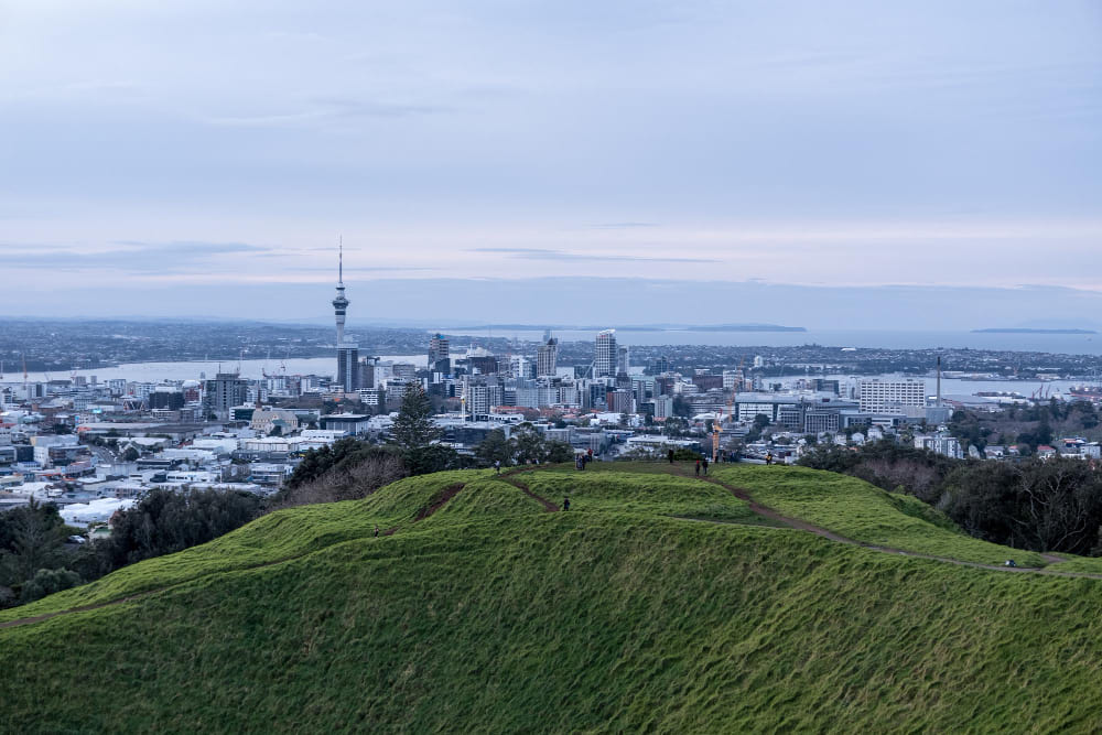 Blick auf Auckalnd