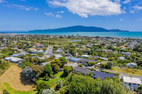 Blick auf Waikanae Beach