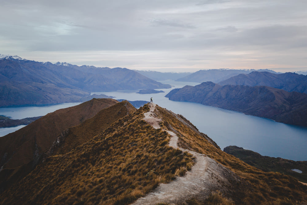 Blick auf Roys Peak