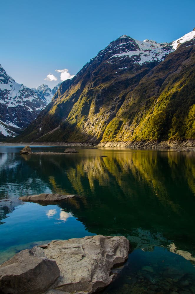 Blick auf Lake Marian