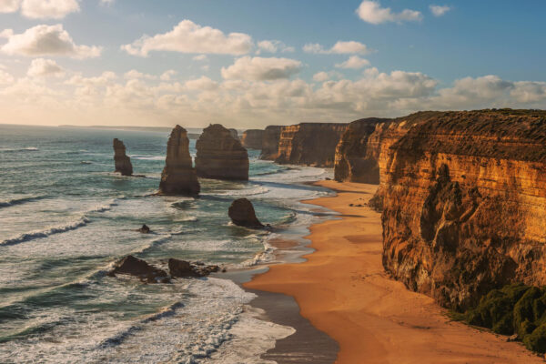 Sonnenuntergang über den Twelve Apostles