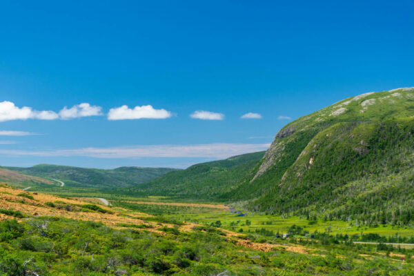 Ausblick auf ein Tal bei den Tablelands