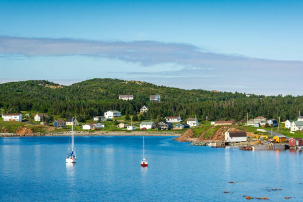 Segelboote vor Twillingate