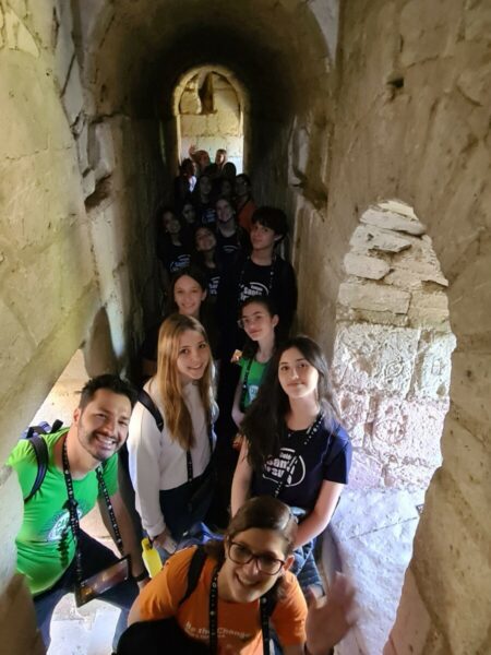 Camp-Ausflug zu einem Schloss